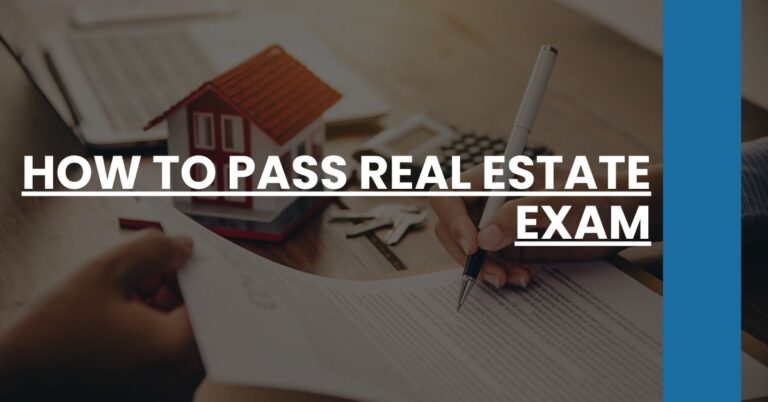 How to Pass Real Estate Exam Feature Image