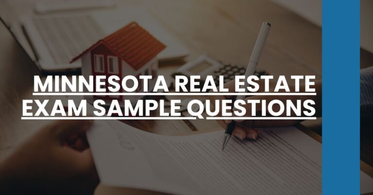 Minnesota Real Estate Exam Sample Questions Feature Image