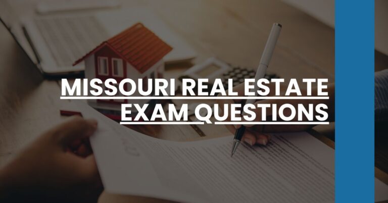 Missouri Real Estate Exam Questions Feature Image