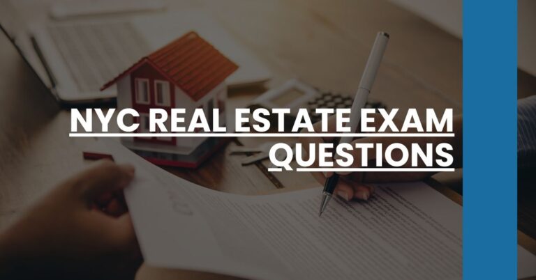 NYC Real Estate Exam Questions Feature Image