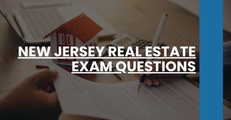 New Jersey Real Estate Exam Questions Feature Image