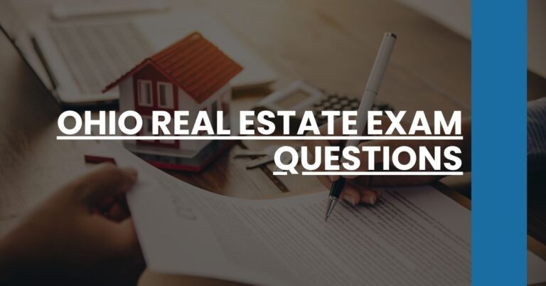 Ohio Real Estate Exam Questions Feature Image