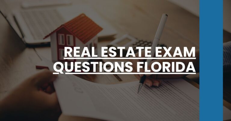 Real Estate Exam Questions Florida Feature Image