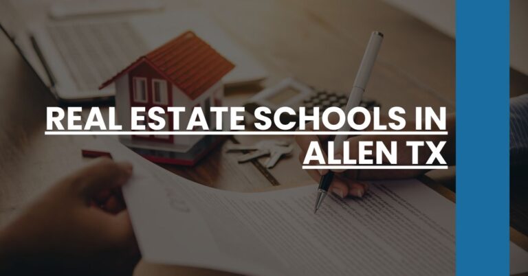 Real Estate Schools in Allen TX Feature Image