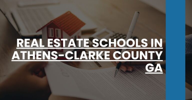 Real Estate Schools in Athens-Clarke County GA Feature Image