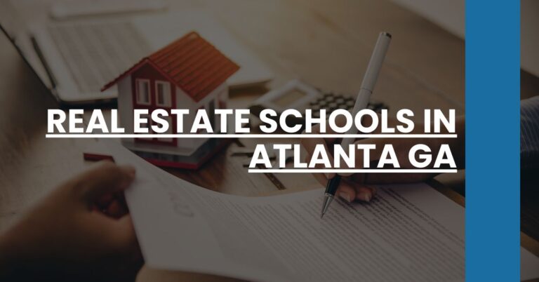 Real Estate Schools in Atlanta GA Feature Image