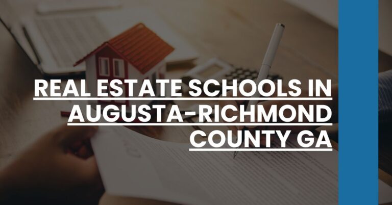 Real Estate Schools in Augusta-Richmond County GA Feature Image