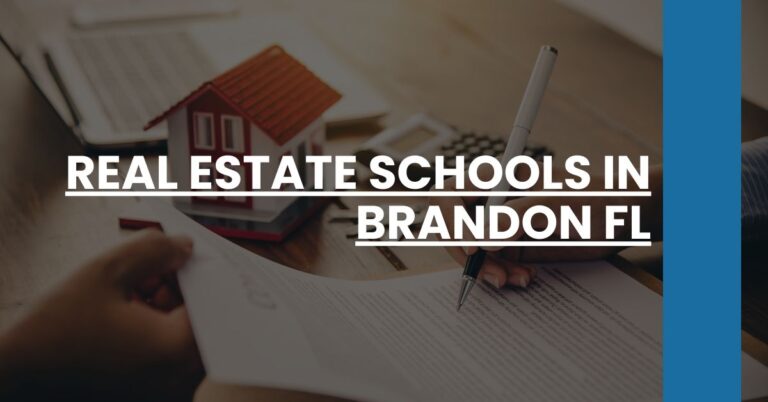 Real Estate Schools in Brandon FL Feature Image