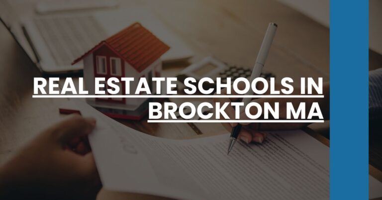 Real Estate Schools in Brockton MA Feature Image