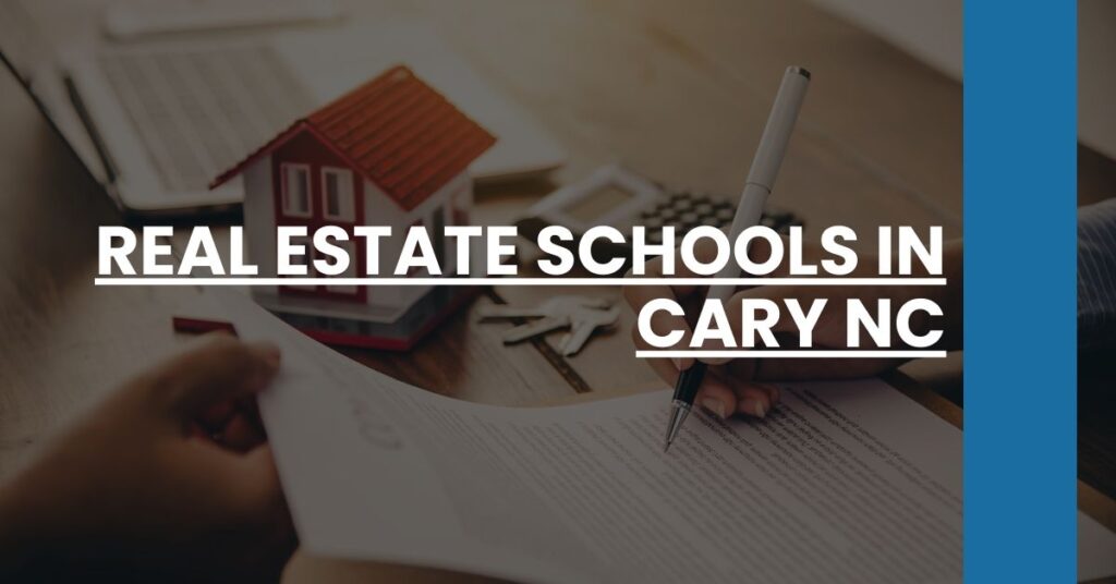 Real Estate Schools in Cary NC Feature Image