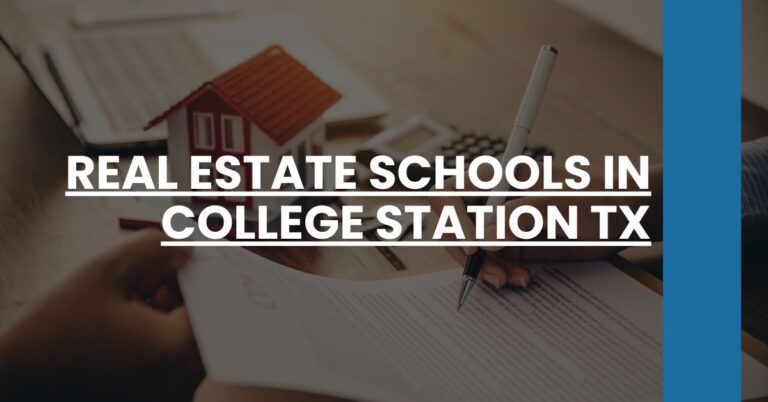 Real Estate Schools in College Station TX Feature Image