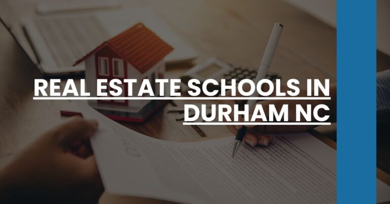 Real Estate Schools in Durham NC Feature Image