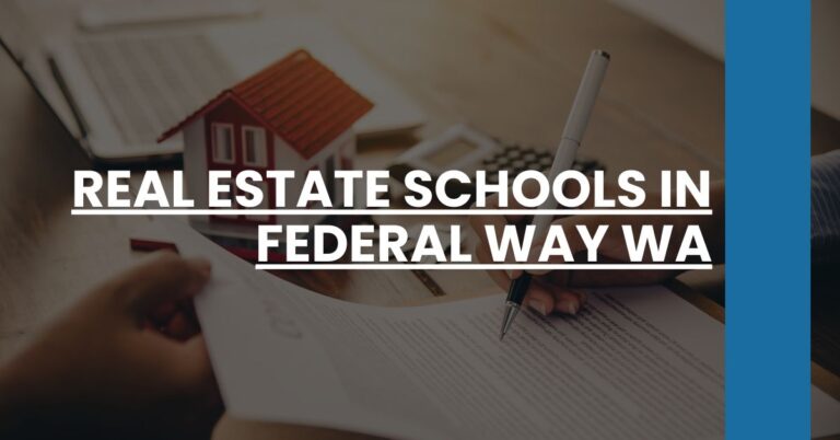 Real Estate Schools in Federal Way WA Feature Image