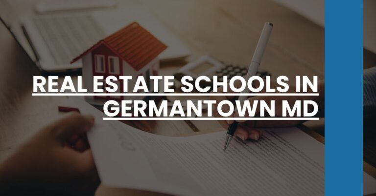 Real Estate Schools in Germantown MD Feature Image