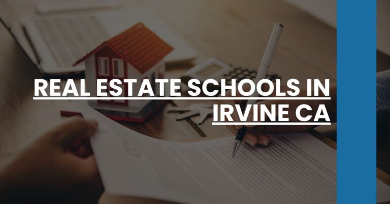 Real Estate Schools in Irvine CA Feature Image