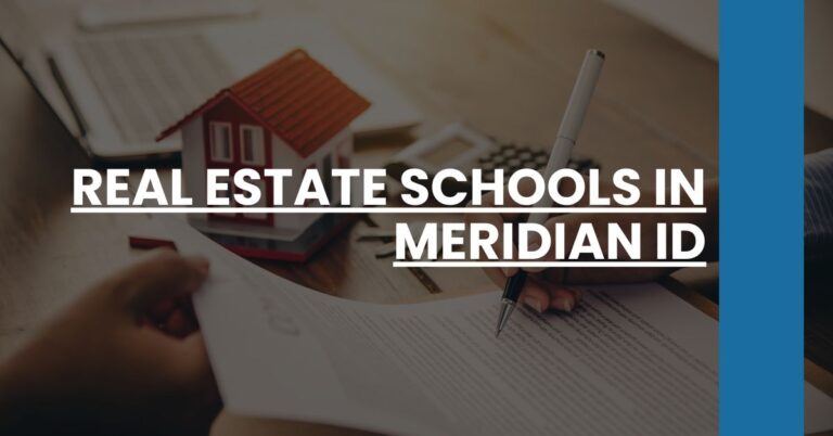 Real Estate Schools in Meridian ID Feature Image