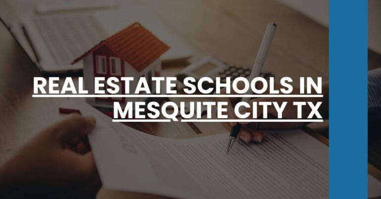 Real Estate Schools in Mesquite city TX Feature Image