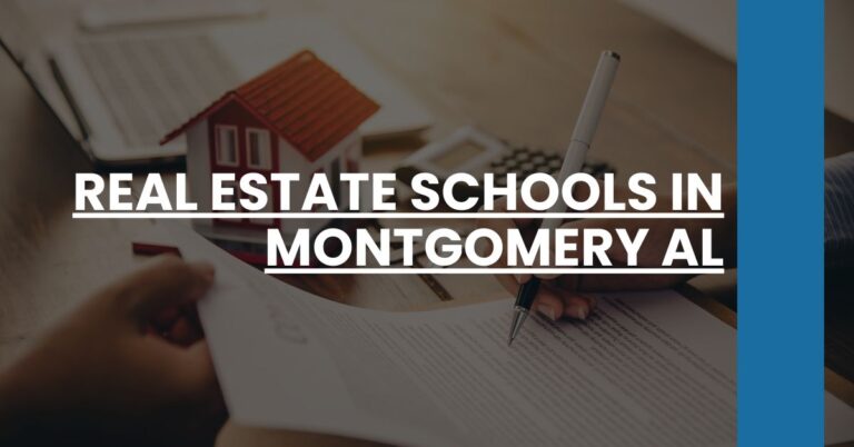 Real Estate Schools in Montgomery AL Feature Image