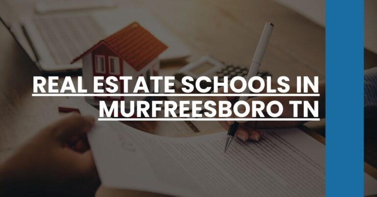 Real Estate Schools in Murfreesboro TN Feature Image