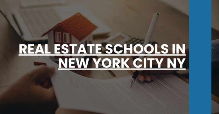 Real Estate Schools in New York City NY Feature Image