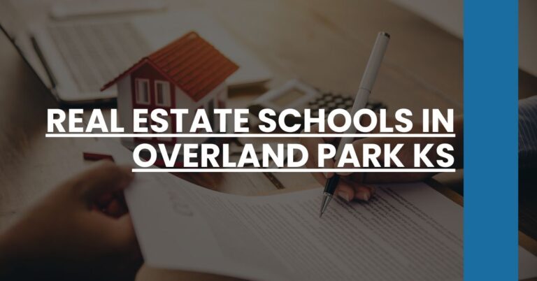 Real Estate Schools in Overland Park KS Feature Image