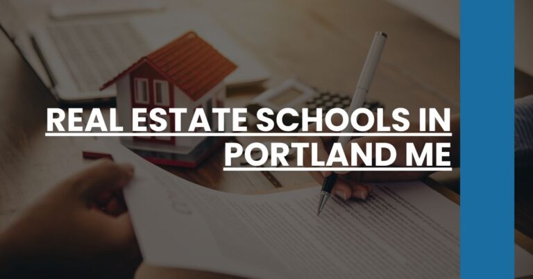 Real Estate Schools in Portland ME Feature Image