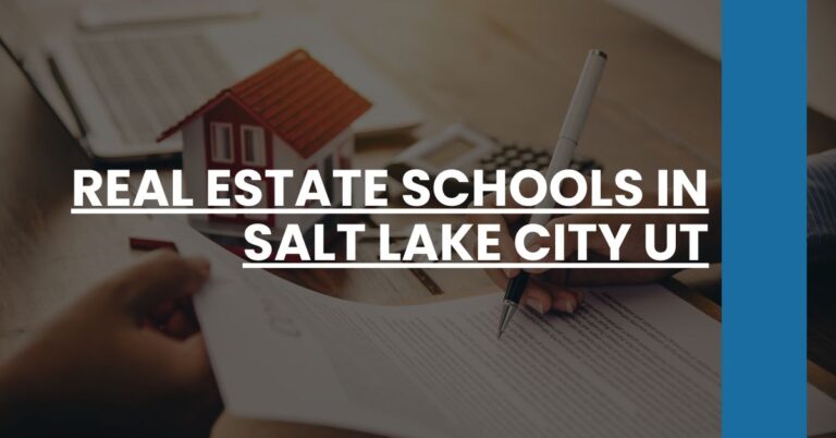 Real Estate Schools in Salt Lake City UT Feature Image