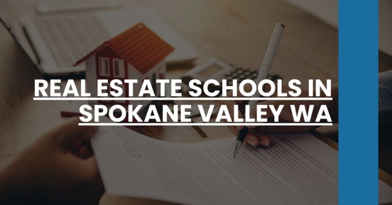 Real Estate Schools in Spokane Valley WA Feature Image