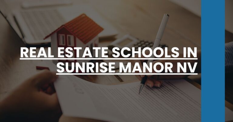 Real Estate Schools in Sunrise Manor NV Feature Image