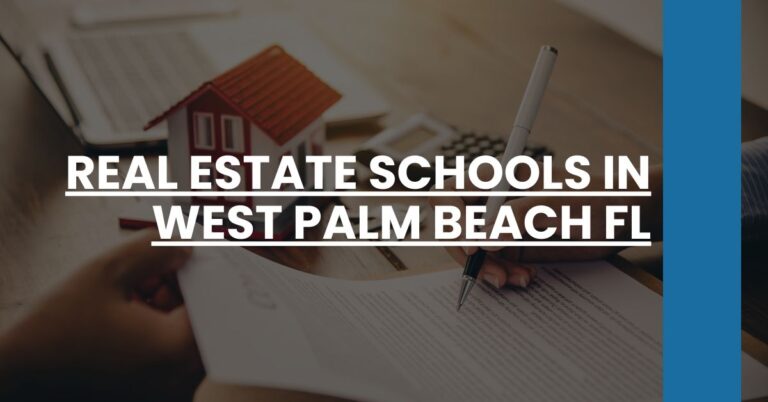 Real Estate Schools in West Palm Beach FL Feature Image