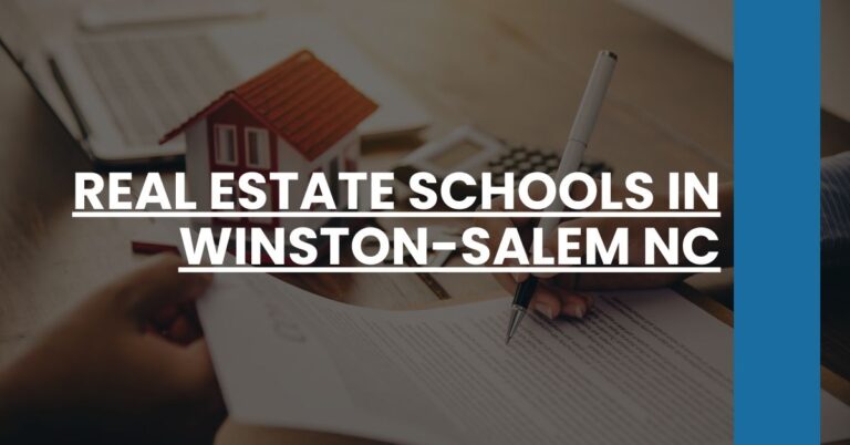 Real Estate Schools in Winston-Salem NC Feature Image