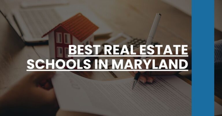 Best Real Estate Schools In Maryland Feature Image