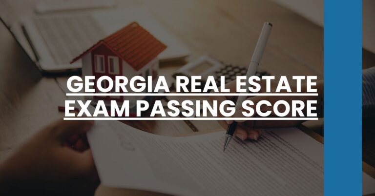 Georgia Real Estate Exam Passing Score Feature Image