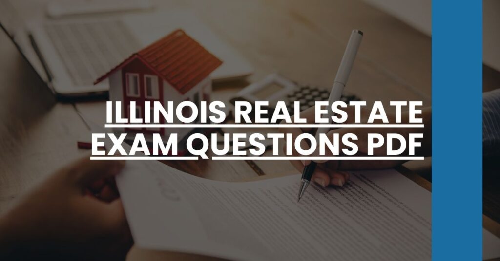 Illinois Real Estate Exam Questions PDF Feature Image