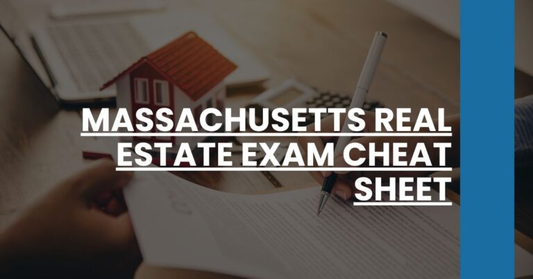 Massachusetts real estate exam cheat sheet Feature Image