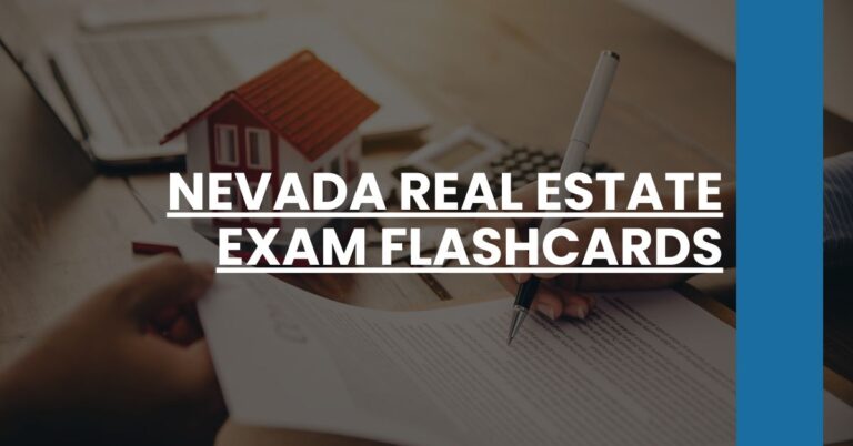 Nevada Real Estate Exam Flashcards Feature Image