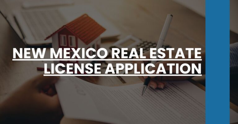 New Mexico Real Estate License Application Feature Image