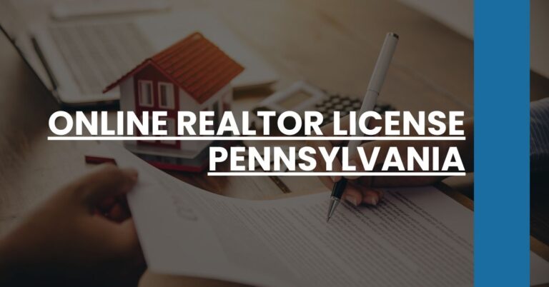 Online Realtor License Pennsylvania Feature Image