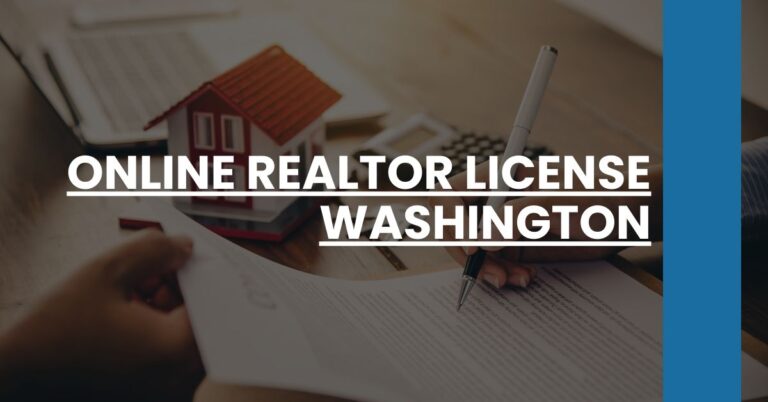 Online Realtor License Washington Feature Image