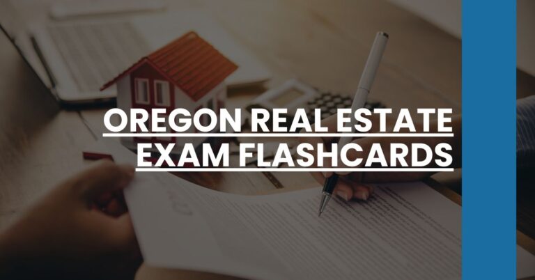 Oregon Real Estate Exam Flashcards Feature Image