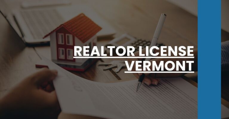 Realtor License Vermont Feature Image