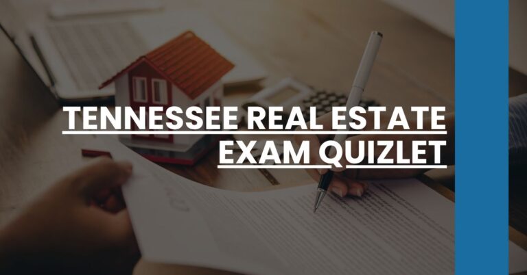 Tennessee real estate exam quizlet Feature Image