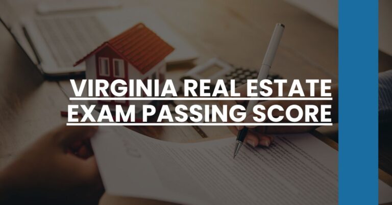 Virginia Real Estate Exam Passing Score Feature Image