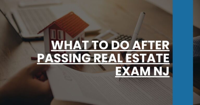 What to Do After Passing Real Estate Exam NJ Feature Image